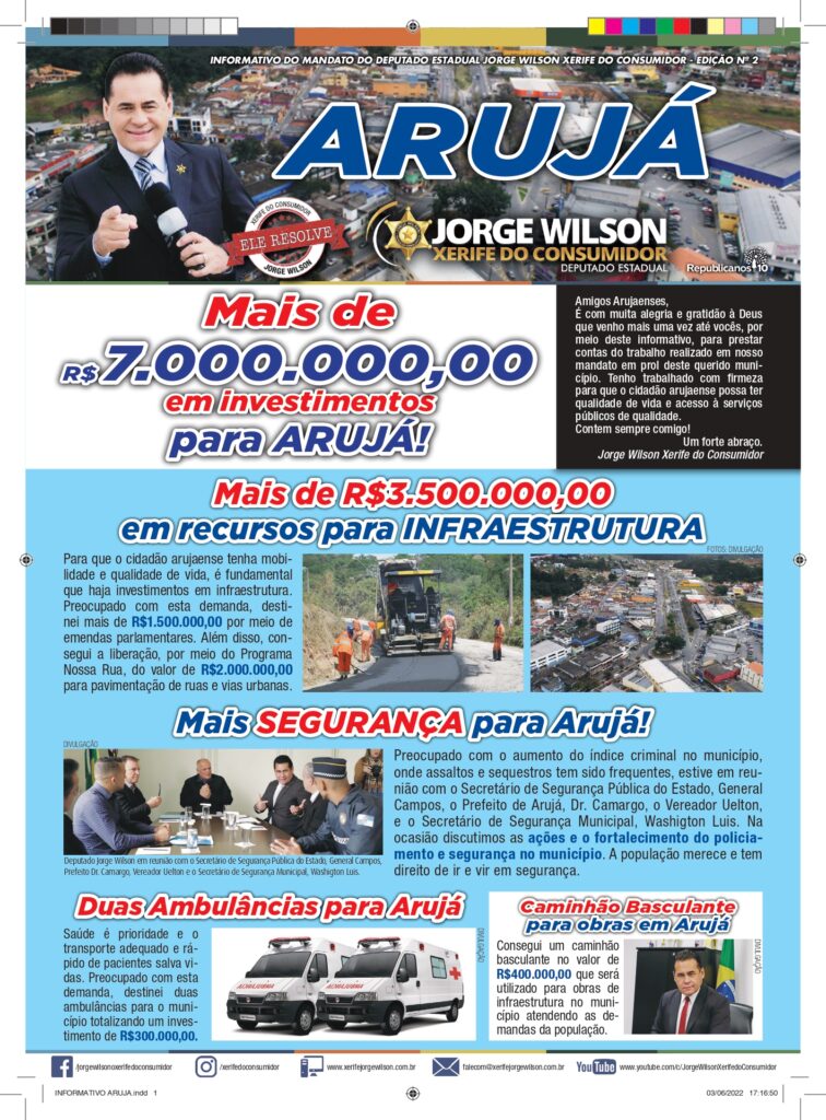 Informativo Arujá Xerife do Consumidor